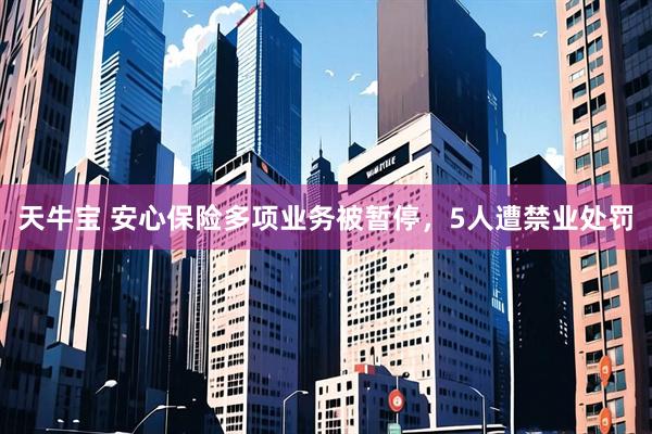 天牛宝 安心保险多项业务被暂停，5人遭禁业处罚